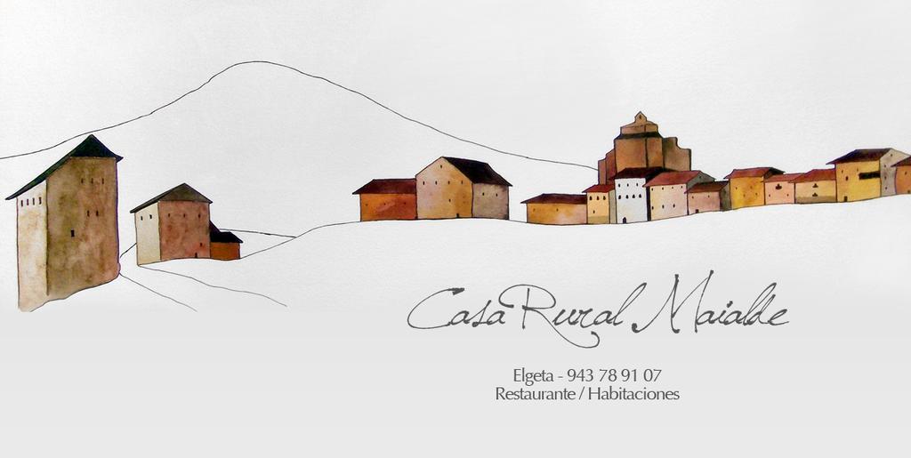 Casa Rural Maialde Elgeta Εξωτερικό φωτογραφία